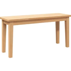 vidaXL Banco 90 cm Madera Maciza Caucho Natural Outlet