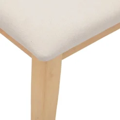 vidaXL Banco 110 cm Madera Maciza Caucho Natural y claro Online