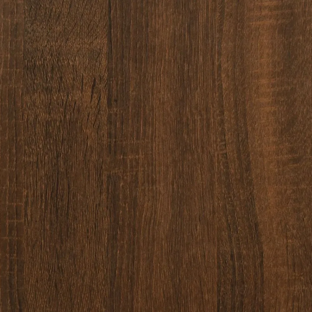 vidaXL Bancos-Banco almacenaje madera ingeniería marrón roble 70x42,5x47 cm