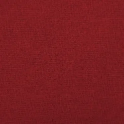 vidaXL Bancos-Banco almacenaje plegable lino sintético rojo tinto 76x38x38 cm