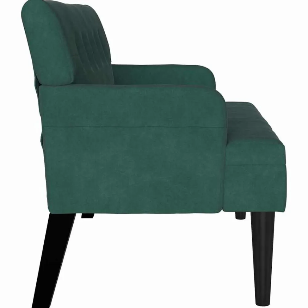 vidaXL Bancos-Banco Chesterfield 112 x 65,5 x 75 cm Terciopelo