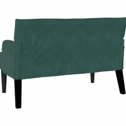 vidaXL Bancos-Banco Chesterfield 112 x 65,5 x 75 cm Terciopelo