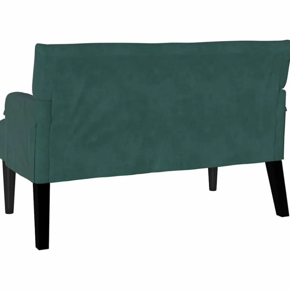 vidaXL Bancos-Banco Chesterfield 112 x 65,5 x 75 cm Terciopelo