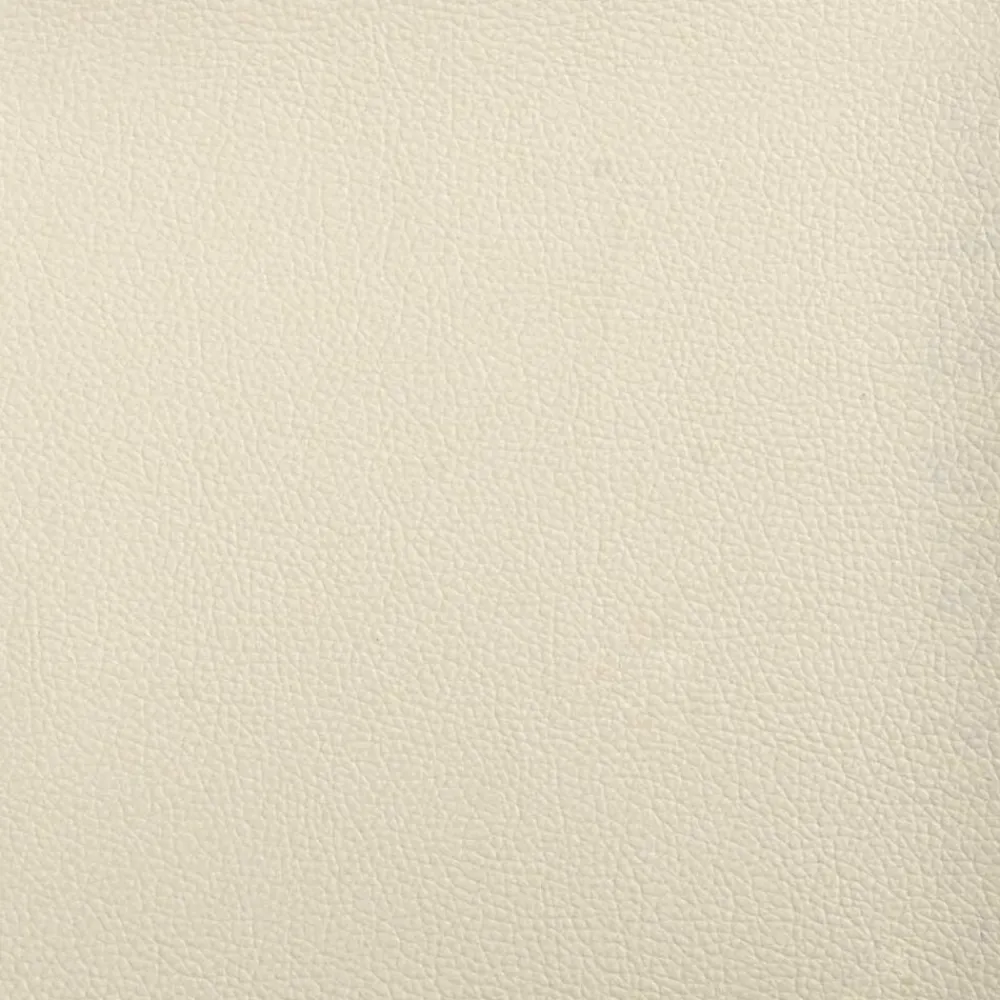 vidaXL Banco Chesterfield 120.5 x 65 x 75 cm Cuero sintético Crema Discount