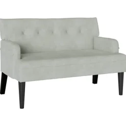 vidaXL Bancos-Banco Chesterfield 112 x 65,5 x 75 cm Terciopelo