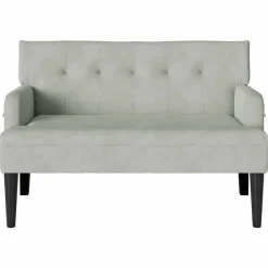 vidaXL Bancos-Banco Chesterfield 112 x 65,5 x 75 cm Terciopelo