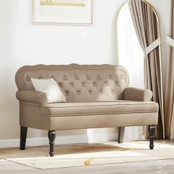 vidaXL Bancos-Banco Chesterfield 119,5 x 64,5 x 75 cm