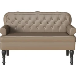 vidaXL Bancos-Banco Chesterfield 119,5 x 64,5 x 75 cm