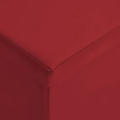 vidaXL Banco con almacenaje plegable PVC Rojo vino tinto Hot