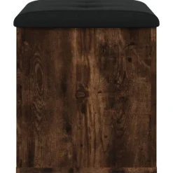 vidaXL Bancos-Banco con almacenaje madera ingeniería 42x42x45cm