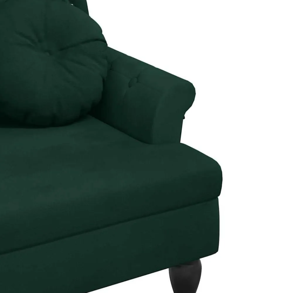 vidaXL Bancos-Banco con cojines Terciopelo 120,5x65x75 cm