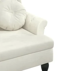 vidaXL Bancos-Banco con cojines terciopelo 120,5x65x75 cm