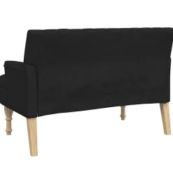vidaXL Bancos-Banco con cojines tela 113x64,5x75,5 cm
