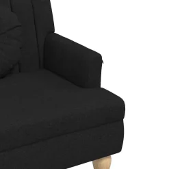 vidaXL Bancos-Banco con cojines tela 113x64,5x75,5 cm