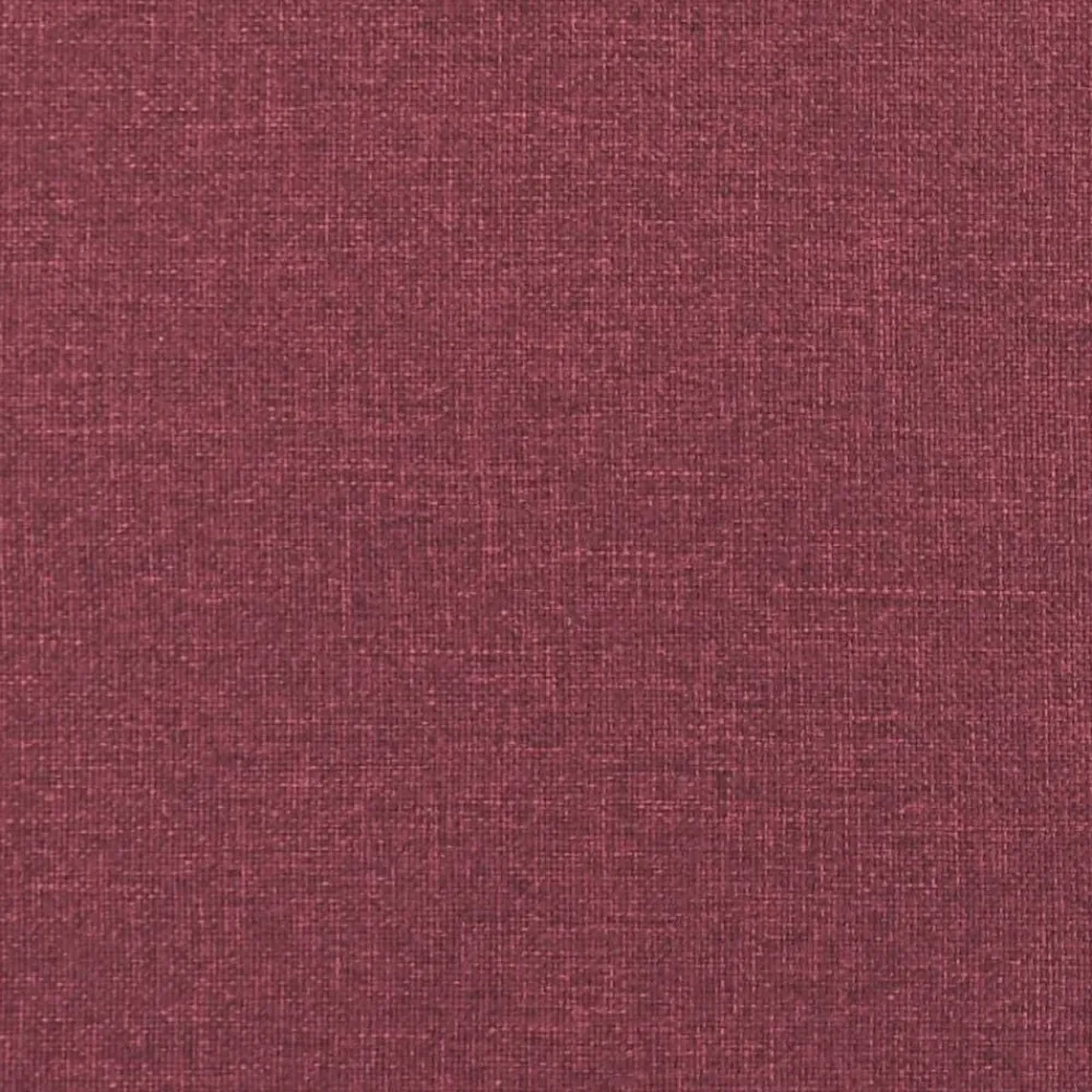 vidaXL Bancos-Banco con cojines tela rojo tinto 113x64,5x75,5 cm