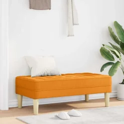 vidaXL Bancos-Banco con cojín 113 x 57 x 39 cm tela