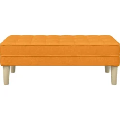 vidaXL Bancos-Banco con cojín 113 x 57 x 39 cm tela