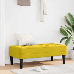 vidaXL Bancos-Banco con cojín 113 x 57 x 39 cm Terciopelo