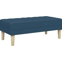 vidaXL Bancos-Banco con cojín 113 x 57 x 39 cm tela