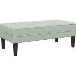 vidaXL Bancos-Banco con cojín 113 x 57 x 39 cm Terciopelo
