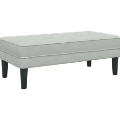 vidaXL Bancos-Banco con cojín 113 x 57 x 39 cm Terciopelo