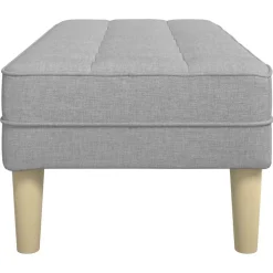 vidaXL Bancos-Banco con cojín 113 x 57 x 39 cm tela
