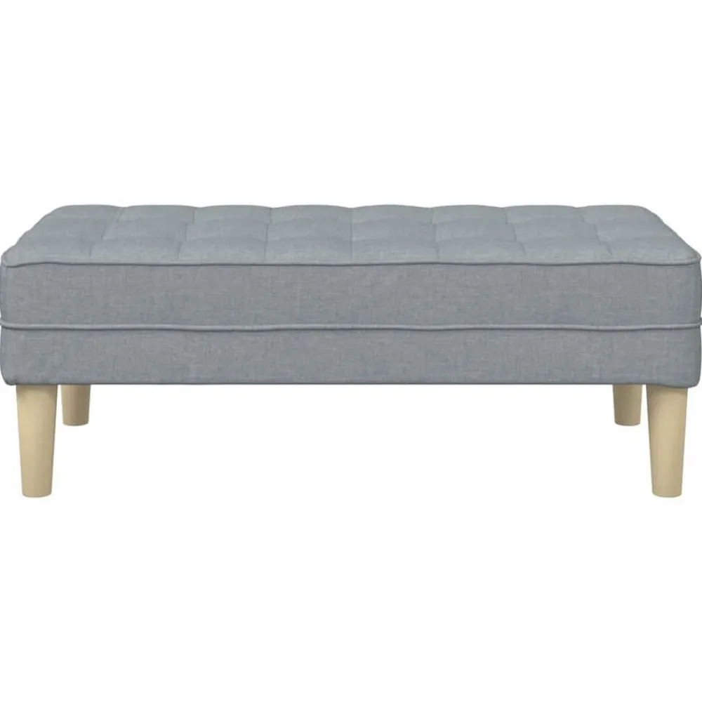 vidaXL Bancos-Banco con cojín 113 x 57 x 39 cm tela