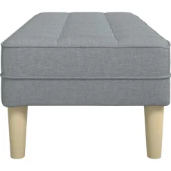 vidaXL Bancos-Banco con cojín 113 x 57 x 39 cm tela