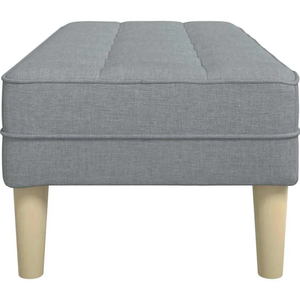 vidaXL Bancos-Banco con cojín 113 x 57 x 39 cm tela
