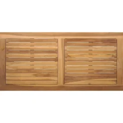 vidaXL Banco con cojín Marrón y gris oscuro 110 x 66 x 76 cm Natural y gris oscuro New