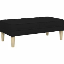 vidaXL Bancos-Banco con cojín 113 x 57 x 39 cm tela