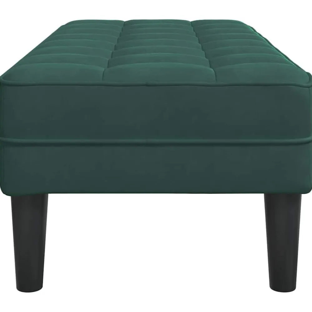 vidaXL Bancos-Banco con cojín 113 x 57 x 39 cm Terciopelo