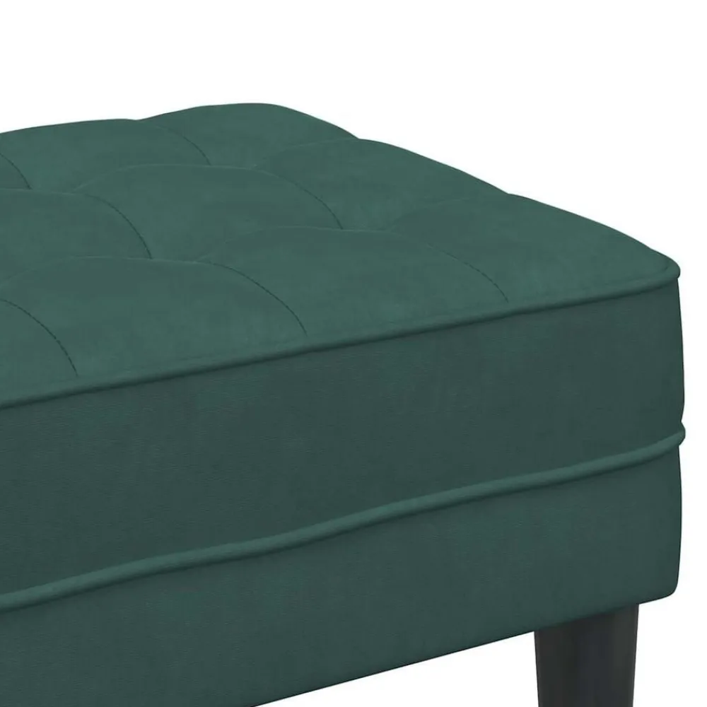 vidaXL Bancos-Banco con cojín 113 x 57 x 39 cm Terciopelo