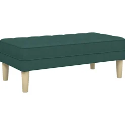 vidaXL Bancos-Banco con cojín 113 x 57 x 39 cm tela