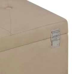 vidaXL Bancos-Banco con compartimento 105 cm de terciopelo