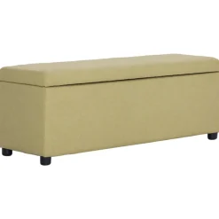 vidaXL Bancos-Banco con espacio de almacenaje 116 cm poliéster