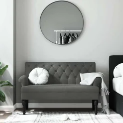 vidaXL Bancos-Banco con respaldo Tela 120x62x75,5 cm