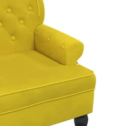vidaXL Bancos-Banco con respaldo terciopelo 119,5x64,5x75 cm