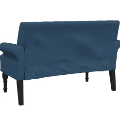 vidaXL Bancos-Banco con respaldo tela 120x62x75,5 cm
