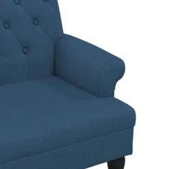 vidaXL Bancos-Banco con respaldo tela 120x62x75,5 cm