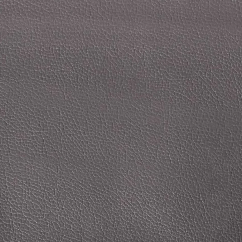 vidaXL Banco con respaldo cuero sintético 112x65,5x75 cm Gris Clearance