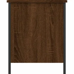 vidaXL Banco de almacenaje madera ingeniería roble marrón 40x42,5x50cm Marr&oacute;n roble Online