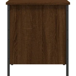 vidaXL Banco de almacenaje madera ingeniería roble marrón 40x42,5x50cm Marr&oacute;n roble Online
