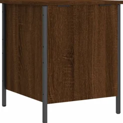 vidaXL Banco de almacenaje madera ingeniería roble marrón 40x42,5x50cm Marr&oacute;n roble Online