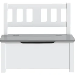 Niños vidaXL Mobiliario Para Bebés Y Niños Pequeños-Banco de almacenaje para niños MDF 60x30x55 cm