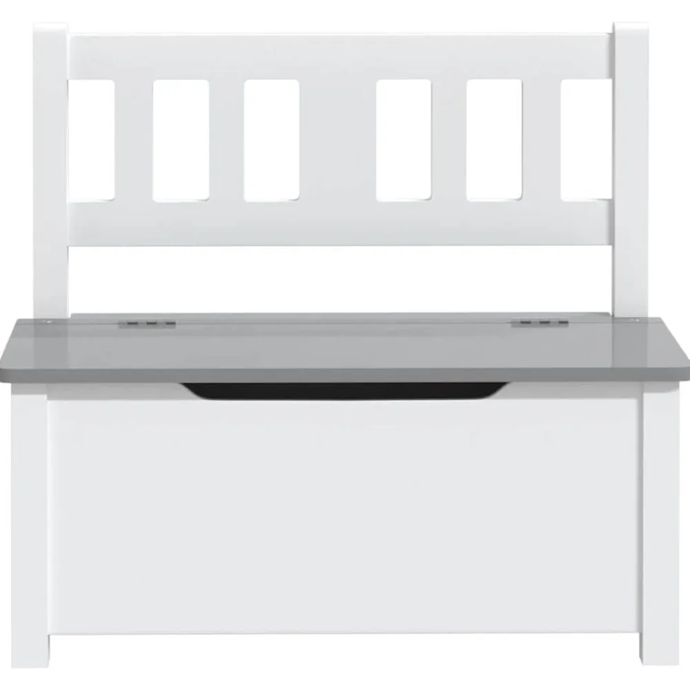Niños vidaXL Mobiliario Para Bebés Y Niños Pequeños-Banco de almacenaje para niños MDF 60x30x55 cm