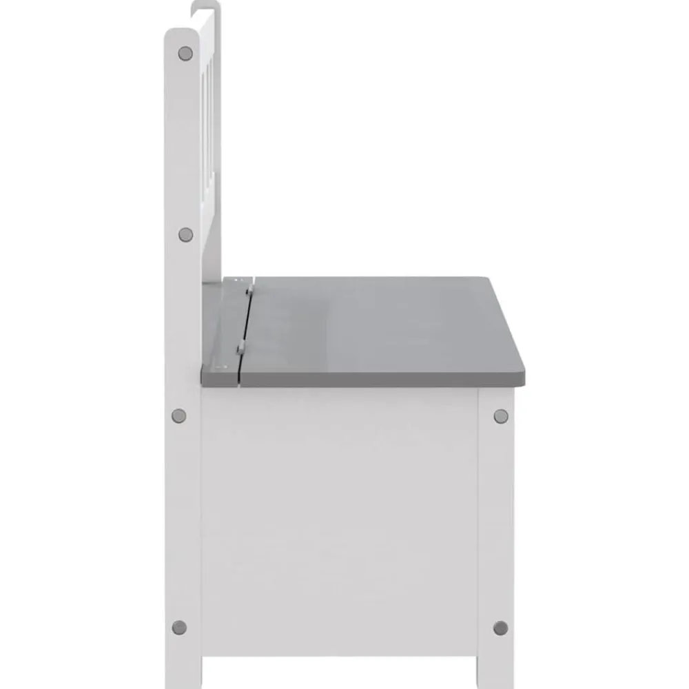 Niños vidaXL Mobiliario Para Bebés Y Niños Pequeños-Banco de almacenaje para niños MDF 60x30x55 cm