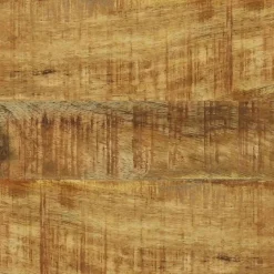 vidaXL Banco de almacenamiento con cajón Marrón Madera maciza de Mango Natural