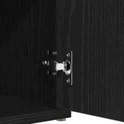 vidaXL Banco de almacenamiento 102 x 32 x 50 cm Roble negro Online