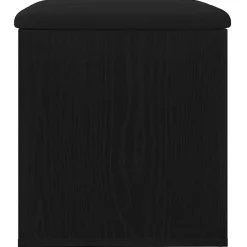 vidaXL Banco de almacenamiento 42 x 42 x 45 cm Roble negro Online